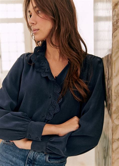 sezane chloe shirt dupe|sezane chlo blouse.